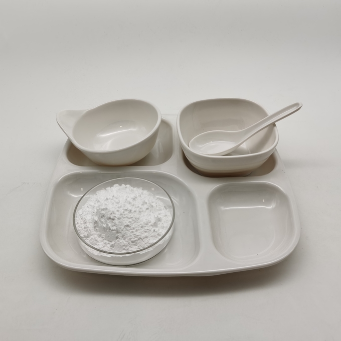 Bột trắng Melamine Formaldehyde Bột nhựa dùng cho công nghiệp 1