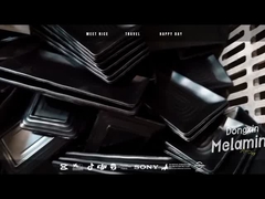 Đĩa nước sốt nhỏ với decal tùy chỉnh bằng cách sử dụng bột nhựa urê formaldehyde