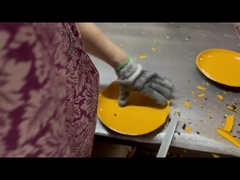 bột kính màu vàng