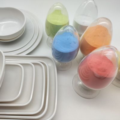 Không độc hại Melamine Nguyên liệu thô / Melamine Mould Powder Anti Scratch
