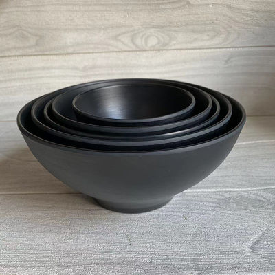 Giá tốt. 100% Foor Grade Màu đen Melamine phục vụ Bowl Set dùng một lần cho khách sạn trực tuyến