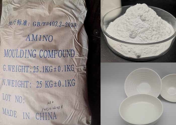 Giá tốt. Bột nhựa hỗn hợp đúc Melamine 100% nguyên chất cho bộ đồ ăn trực tuyến