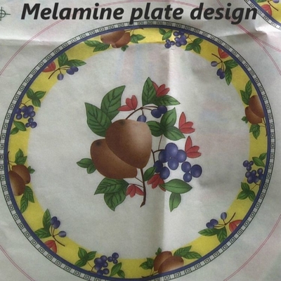 Giá tốt. Độ sáng chống quăn 45GSM Bộ đồ ăn bằng giấy decal Melamine trực tuyến