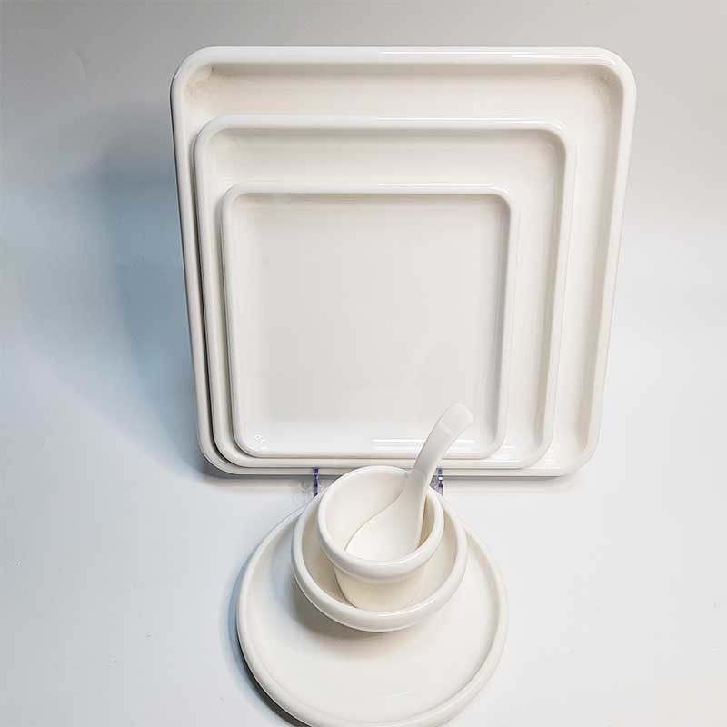 Bột hợp chất đúc melamine formaldehyde trắng 100% cho đồ dùng trên bàn hoặc đồ ăn