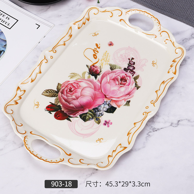 Giá tốt. Phong cách mới Khay phục vụ tráng miệng Melamine thân thiện với môi trường với logo tùy chỉnh trực tuyến