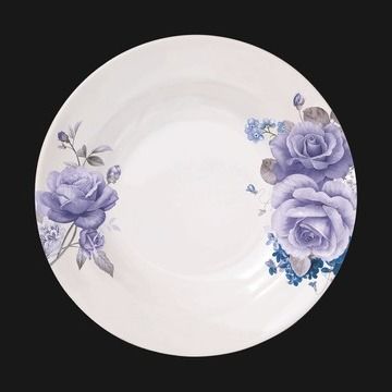 Giá tốt. Bộ đồ ăn Melamine trắng In decal Giấy phong cách tùy chỉnh trực tuyến