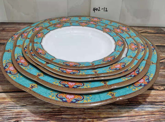 Giá tốt. Bộ đồ ăn tối melamine trắng tùy chỉnh cho bát phục vụ bếp trực tuyến