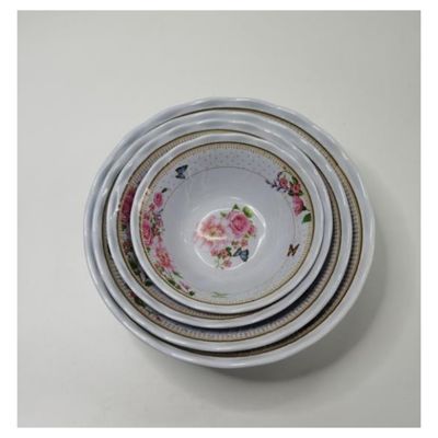 Giá tốt. Dễ dàng để làm sạch Melamine phục vụ chén với ngoại hình gốm và màu sắc rực rỡ cho lựa chọn của bạn trực tuyến