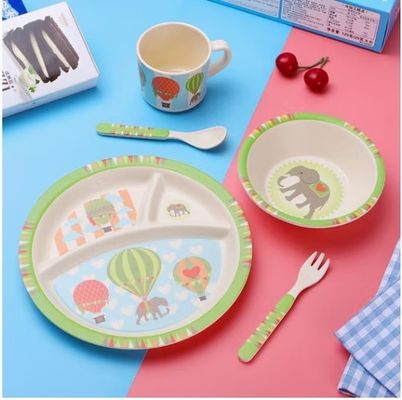 Giá tốt. Thực phẩm an toàn in phim hoạt hình Decal miễn phí BPA tùy chỉnh đồ ăn tối trẻ em đồ bàn trẻ em Melamine trực tuyến