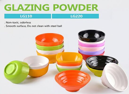 LG110/220/250 Bột thủy tinh melamine công nghiệp đảm bảo độ bền bề mặt tuyệt vời và độ bóng cho các tấm lót và bảng trang trí