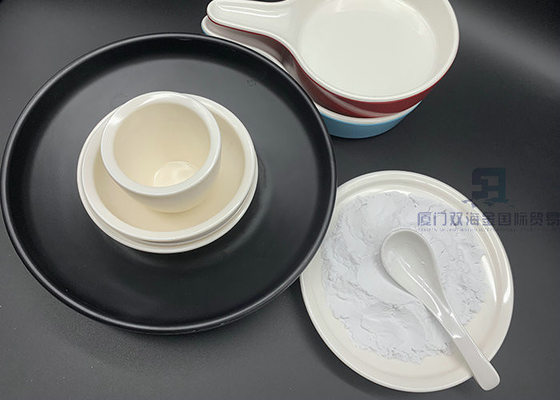 Giá tốt. 100% bột melamine Bột đúc melamine để làm bộ đồ ăn trực tuyến