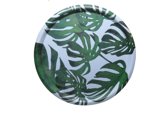 Giá tốt. Khay phục vụ Melamine tròn lớn 17,5 inch Trang trí nội thất Eco Freindly trực tuyến