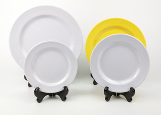 Giá tốt. Nhà hàng Bộ đồ ăn Melamine trắng không thể phá vỡ dành cho nhà hàng gia đình trực tuyến