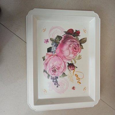 Giá tốt. In tùy chỉnh Phục vụ Khay Thực phẩm Melamine Nhà bếp Trang chủ Khách sạn Khay lăn trực tuyến