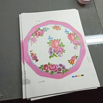 Giá tốt. 85% 100% độ sáng 100% giấy decal Melamine để in bộ đồ ăn trực tuyến