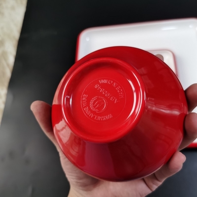 Giá tốt. Logo Custom Melamine Bowl, Classic Style A5 100% Melamine Serving Bát đĩa trực tuyến