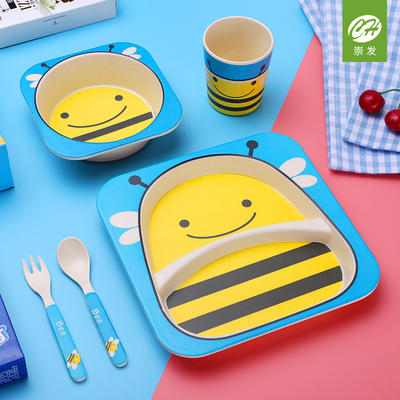 Giá tốt. Thân thiện với môi trường Sức khỏe Món ăn Bộ đồ ăn Melamine cho trẻ em Em bé trực tuyến