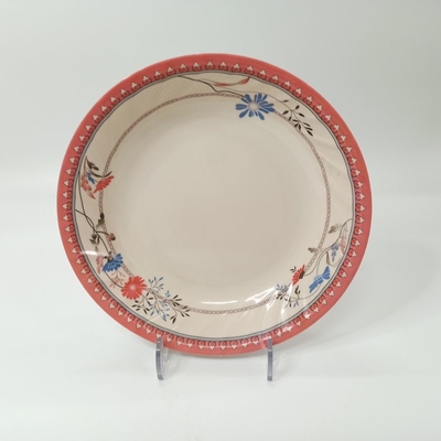 Giá tốt. Nhà hàng chống chip Melamine Tấm tròn Nhà hàng Tấm ăn tối trực tuyến