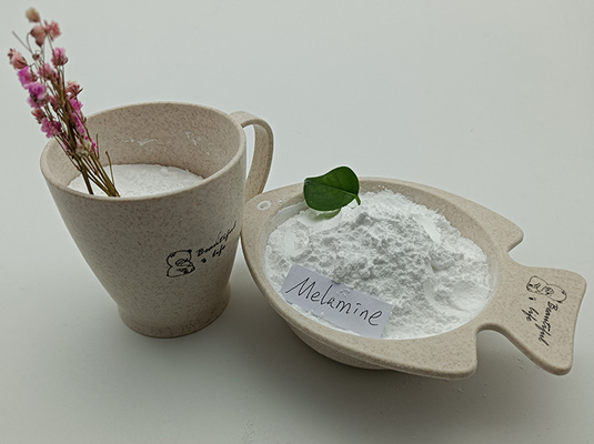 Giá tốt. Giấy bìa 99,8% Melamine Crystal Powder Công nghiệp Lớp CAS 9003-08-1 trực tuyến