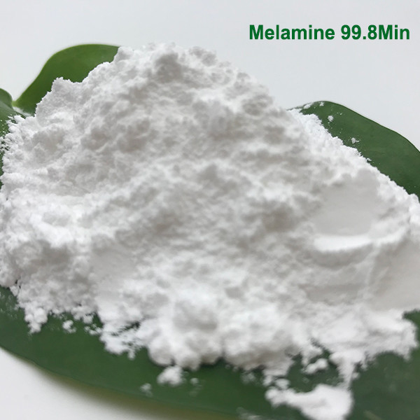 Giấy bìa 99,8% Melamine Crystal Powder Công nghiệp Lớp CAS 9003-08-1 4